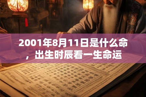 2001年8月11日是什么命,出生时辰看一生命运 2001年8月11日是什么命,出生时辰看一生命运