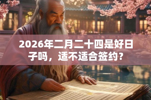 2026年二月二十四是好日子吗，适不适合签约？