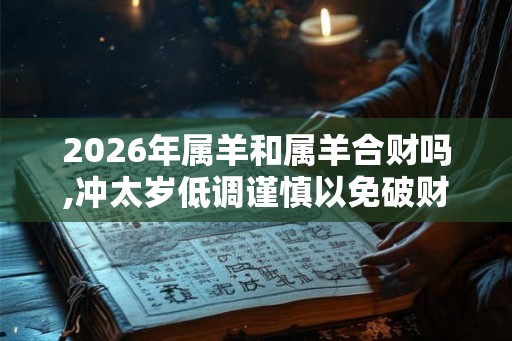 2026年属羊和属羊合财吗,冲太岁低调谨慎以免破财