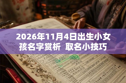 2026年11月4日出生小女孩名字赏析  取名小技巧