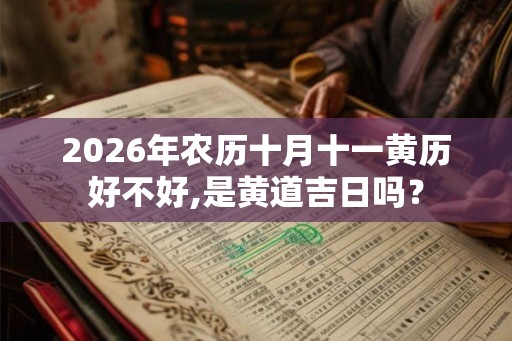 2026年农历十月十一黄历好不好,是黄道吉日吗？