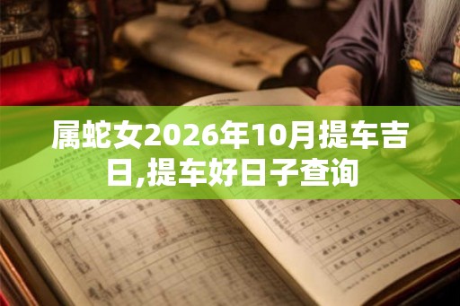 属蛇女2026年10月提车吉日,提车好日子查询 属蛇女2026年10月提车吉日,提车好日子查询