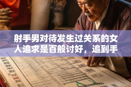 射手男对待发生过关系的女人追求是百般讨好,追到手处处嫌弃? 射手男对待发生过关系的女人追求是百般讨好,追到手处处嫌弃?