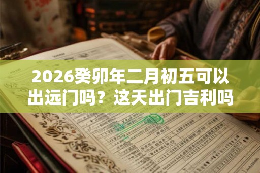2026癸卯年二月初五可以出远门吗？这天出门吉利吗？