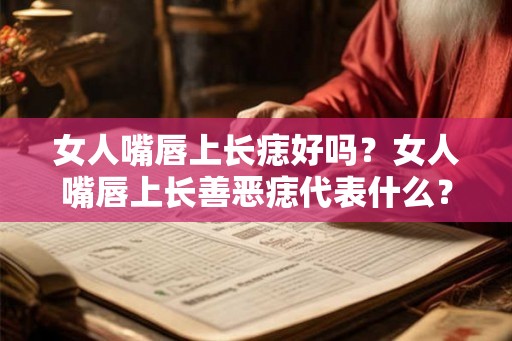女人嘴唇上长痣好吗？女人嘴唇上长善恶痣代表什么？
