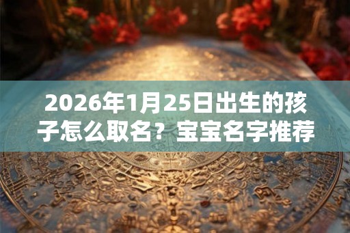 2026年1月25日出生的孩子怎么取名？宝宝名字推荐大全