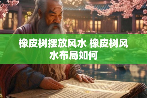 橡皮树摆放风水 橡皮树风水布局如何