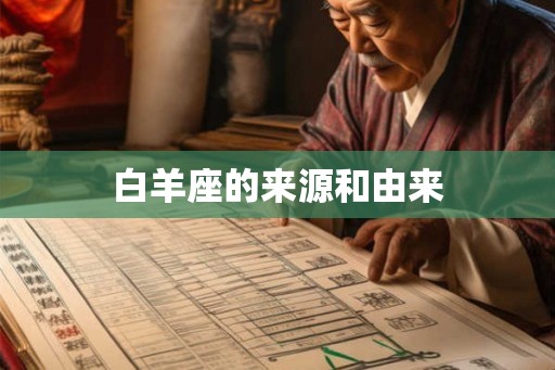 白羊座的来源和由来