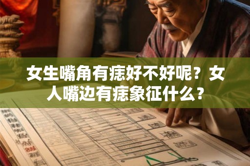 女生嘴角有痣好不好呢？女人嘴边有痣象征什么？