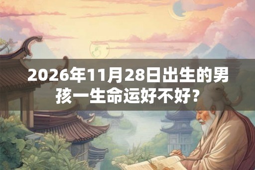 2026年11月28日出生的男孩一生命运好不好？