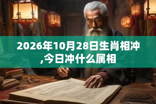 2026年10月28日生肖相冲,今日冲什么属相