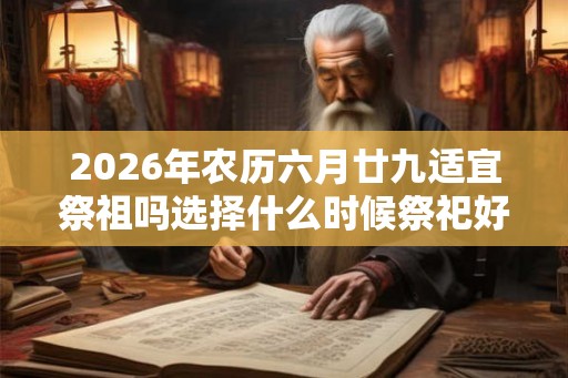 2026年农历六月廿九适宜祭祖吗选择什么时候祭祀好