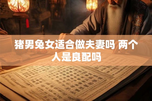 猪男兔女适合做夫妻吗 两个人是良配吗