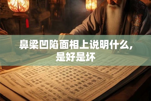 鼻梁凹陷面相上说明什么,是好是坏
