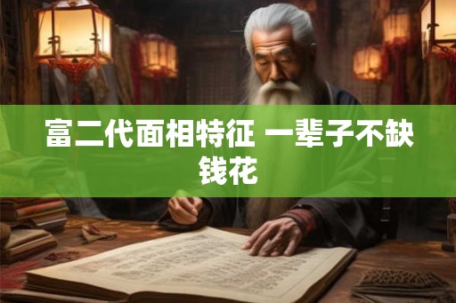 富二代面相特征 一辈子不缺钱花