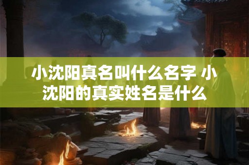 小沈阳真名叫什么名字 小沈阳的真实姓名是什么