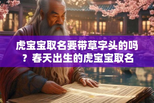 虎宝宝取名要带草字头的吗？春天出生的虎宝宝取名