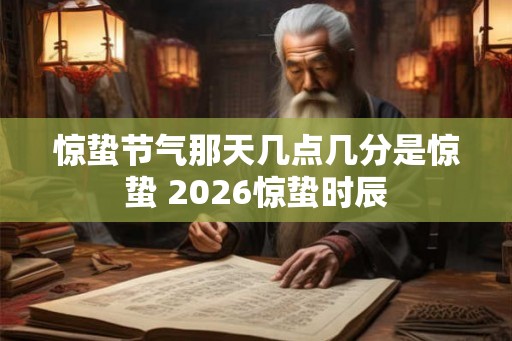 惊蛰节气那天几点几分是惊蛰 2026惊蛰时辰