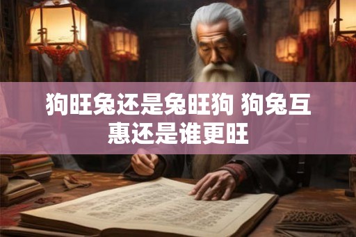 狗旺兔还是兔旺狗 狗兔互惠还是谁更旺