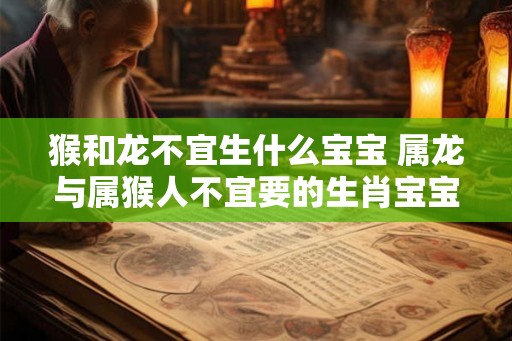 猴和龙不宜生什么宝宝 属龙与属猴人不宜要的生肖宝宝 猴和龙不宜生什么宝宝 属龙与属猴人不宜要的生肖宝宝