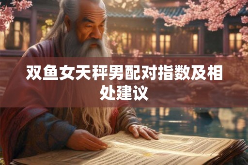 双鱼女天秤男配对指数及相处建议