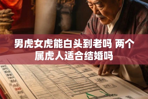男虎女虎能白头到老吗 两个属虎人适合结婚吗
