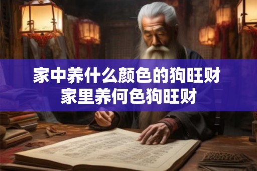 家中养什么颜色的狗旺财 家里养何色狗旺财