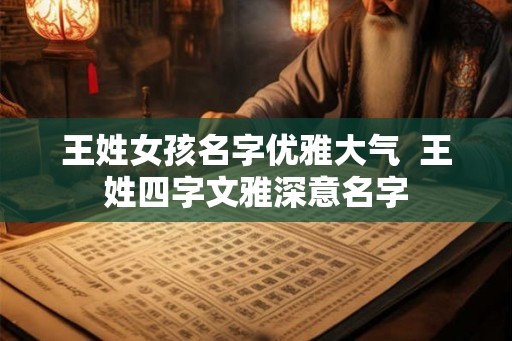 王姓女孩名字优雅大气  王姓四字文雅深意名字