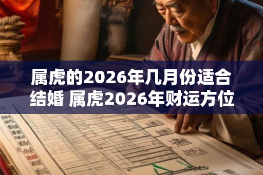 属虎的2026年几月份适合结婚 属虎2026年财运方位