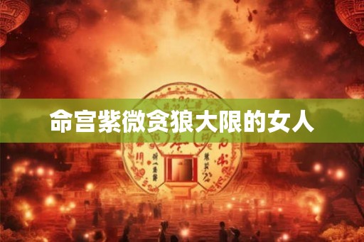 命宫紫微贪狼大限的女人