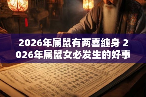 2026年属鼠有两喜缠身 2026年属鼠女必发生的好事