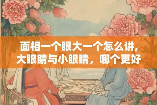 面相一个眼大一个怎么讲,大眼睛与小眼睛，哪个更好？