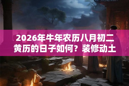 2026年牛年农历八月初二黄历的日子如何？装修动土好吗？
