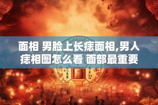 面相 男脸上长痣面相,男人痣相图怎么看 面部最重要？