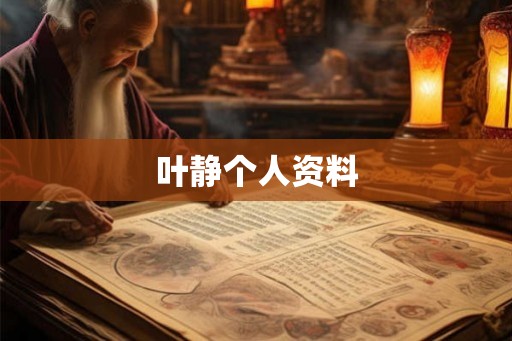 叶静个人资料