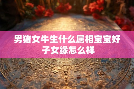 男猪女牛生什么属相宝宝好 子女缘怎么样 男猪女牛生什么属相宝宝好 子女缘怎么样