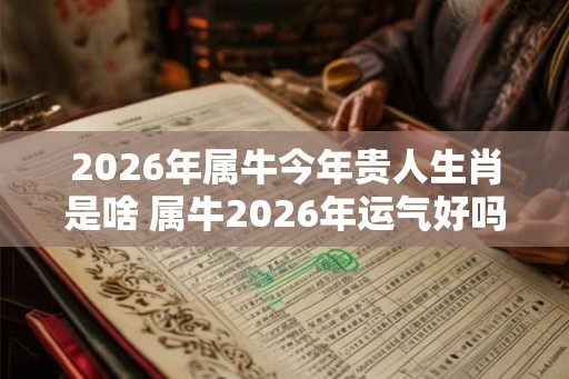 2026年属牛今年贵人生肖是啥 属牛2026年运气好吗