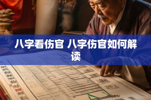 八字看伤官 八字伤官如何解读