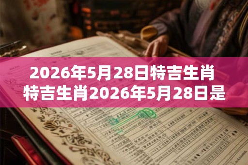 2026年5月28日特吉生肖 特吉生肖2026年5月28日是什么