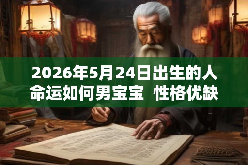 2026年5月24日出生的人命运如何男宝宝  性格优缺点分析