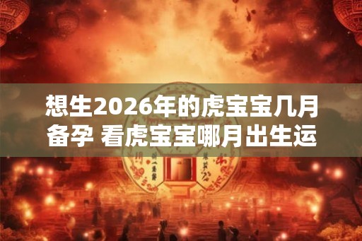 想生2026年的虎宝宝几月备孕 看虎宝宝哪月出生运势好