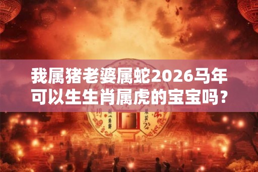 我属猪老婆属蛇2026马年可以生生肖属虎的宝宝吗？