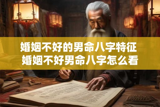 婚姻不好的男命八字特征 婚姻不好男命八字怎么看
