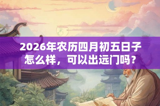 2026年农历四月初五日子怎么样，可以出远门吗？