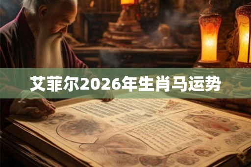 艾菲尔2026年生肖马运势