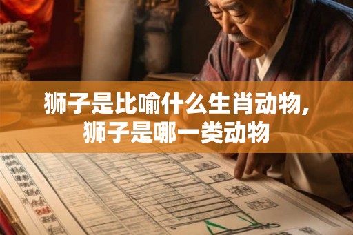 狮子是比喻什么生肖动物,狮子是哪一类动物