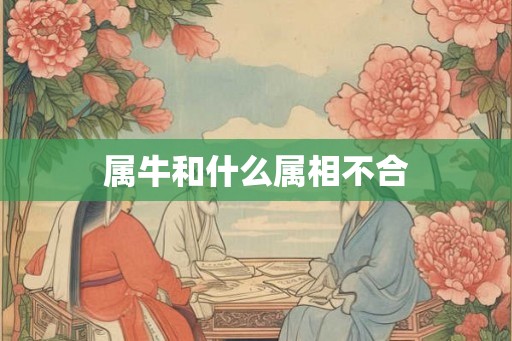 属牛和什么属相不合