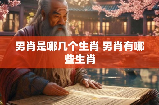 男肖是哪几个生肖 男肖有哪些生肖