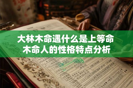 大林木命遇什么是上等命 木命人的性格特点分析