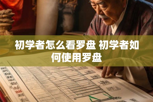初学者怎么看罗盘 初学者如何使用罗盘